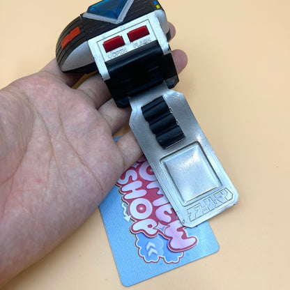 DX Prism Flash from Power Rangers also known as DX Change from Super Sentai Maskman 1986, vintage DX Morpher roleplay collectible for Flashman fans.