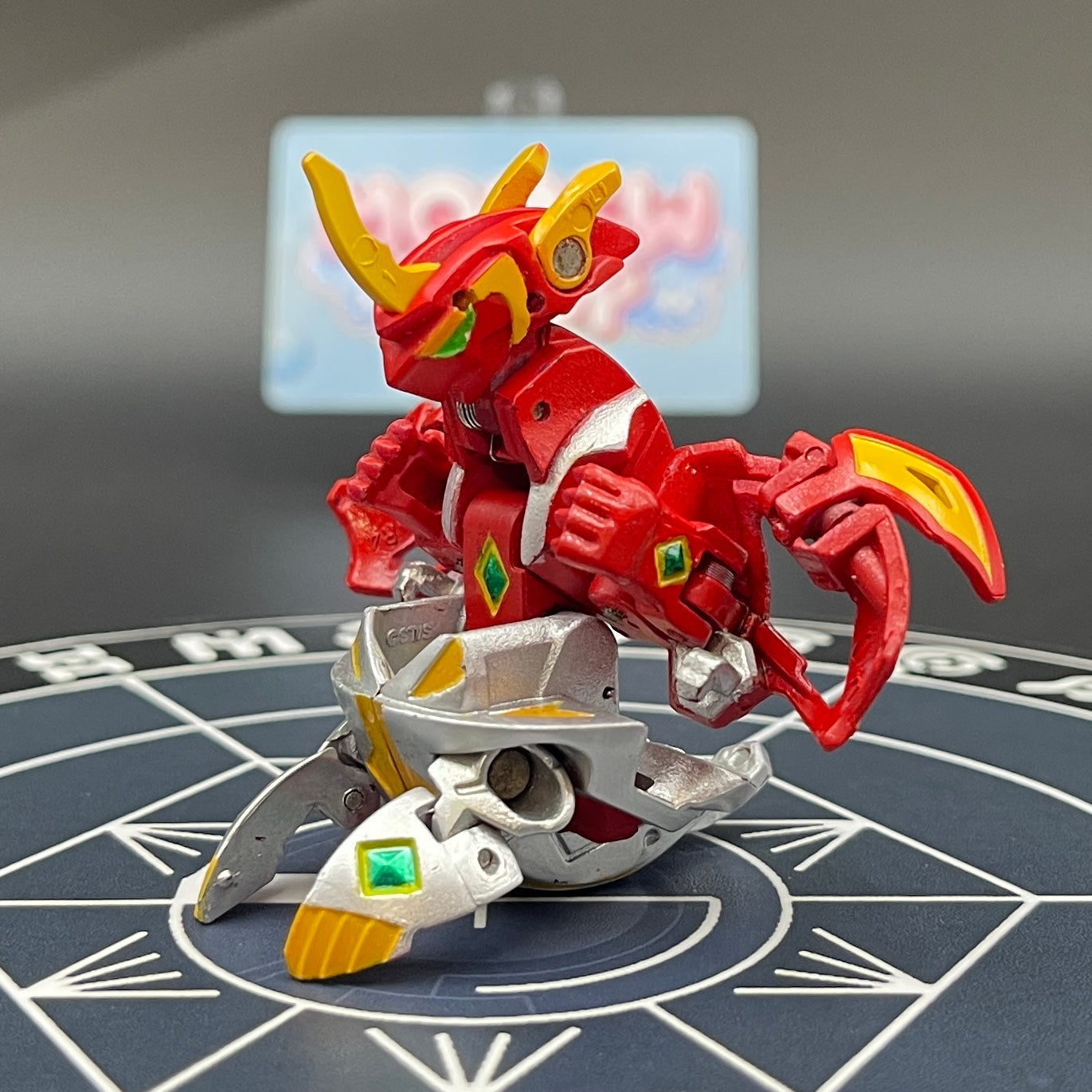 Pyrus Titanium Dragonoid Custom Painted Bakugan Mechtanium Surge