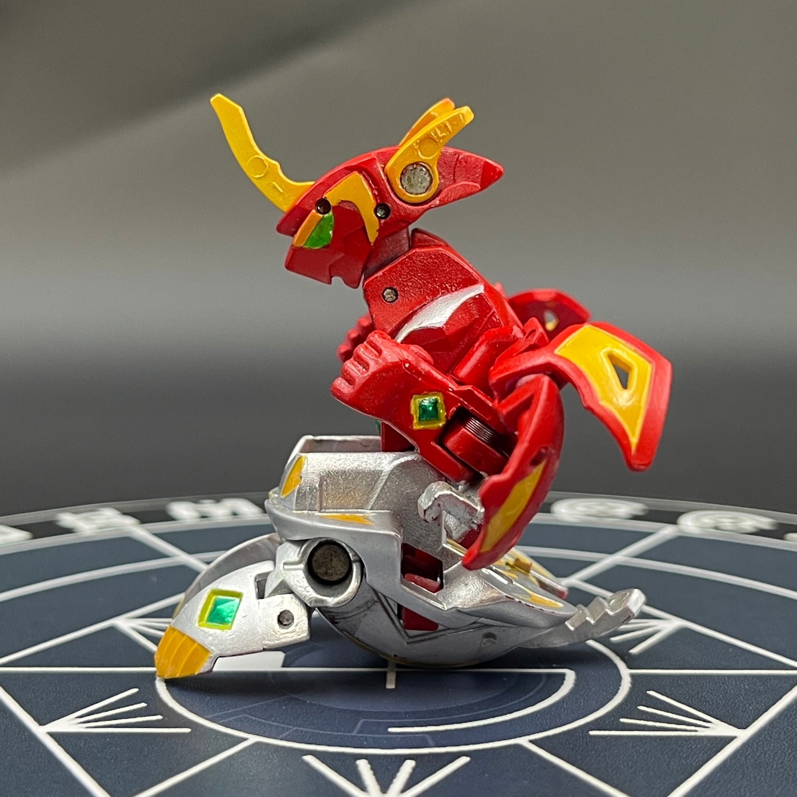 Pyrus Titanium Dragonoid Custom Painted Bakugan Mechtanium Surge