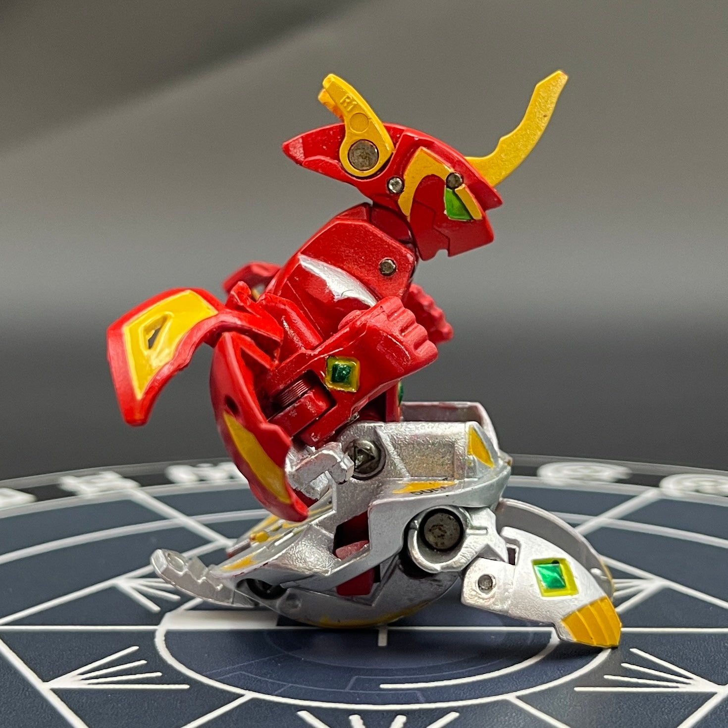 Pyrus Titanium Dragonoid Custom Painted Bakugan Mechtanium Surge