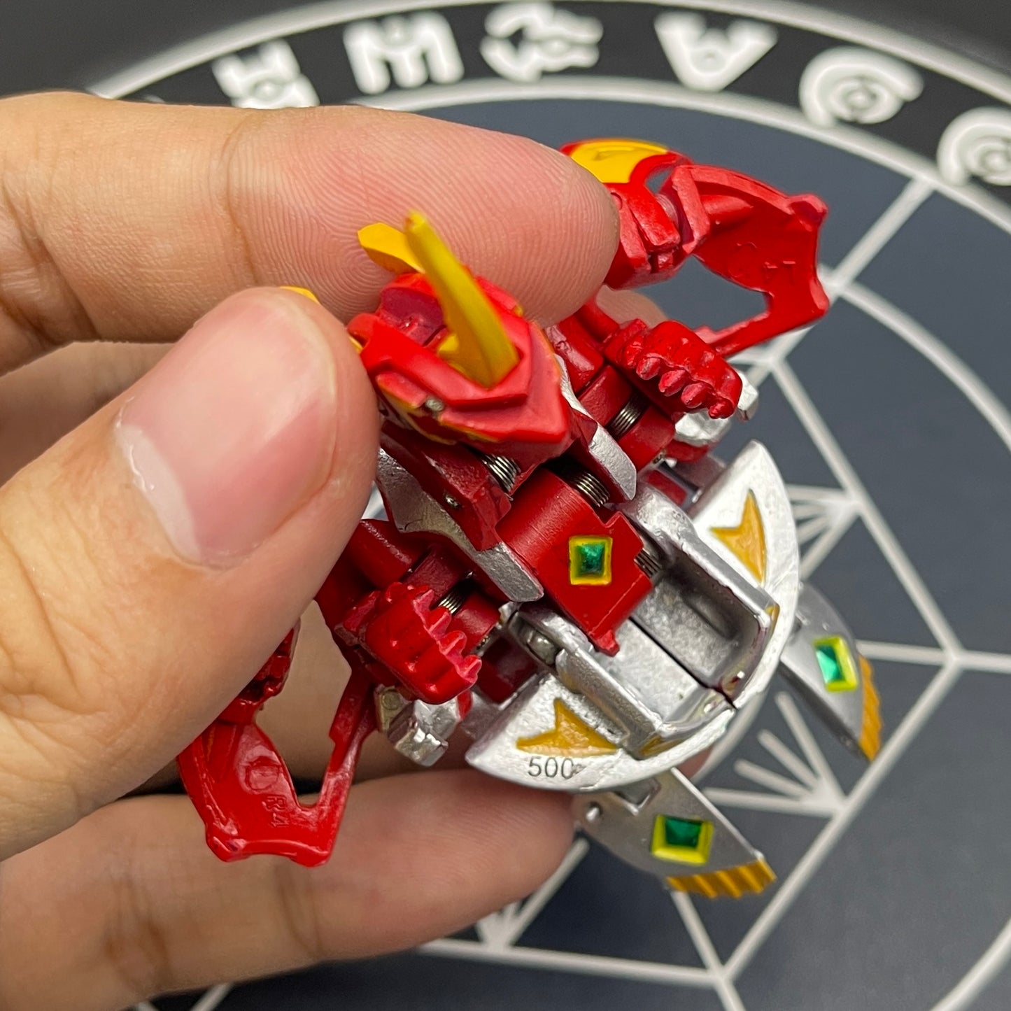 Pyrus Titanium Dragonoid Custom Painted Bakugan Mechtanium Surge