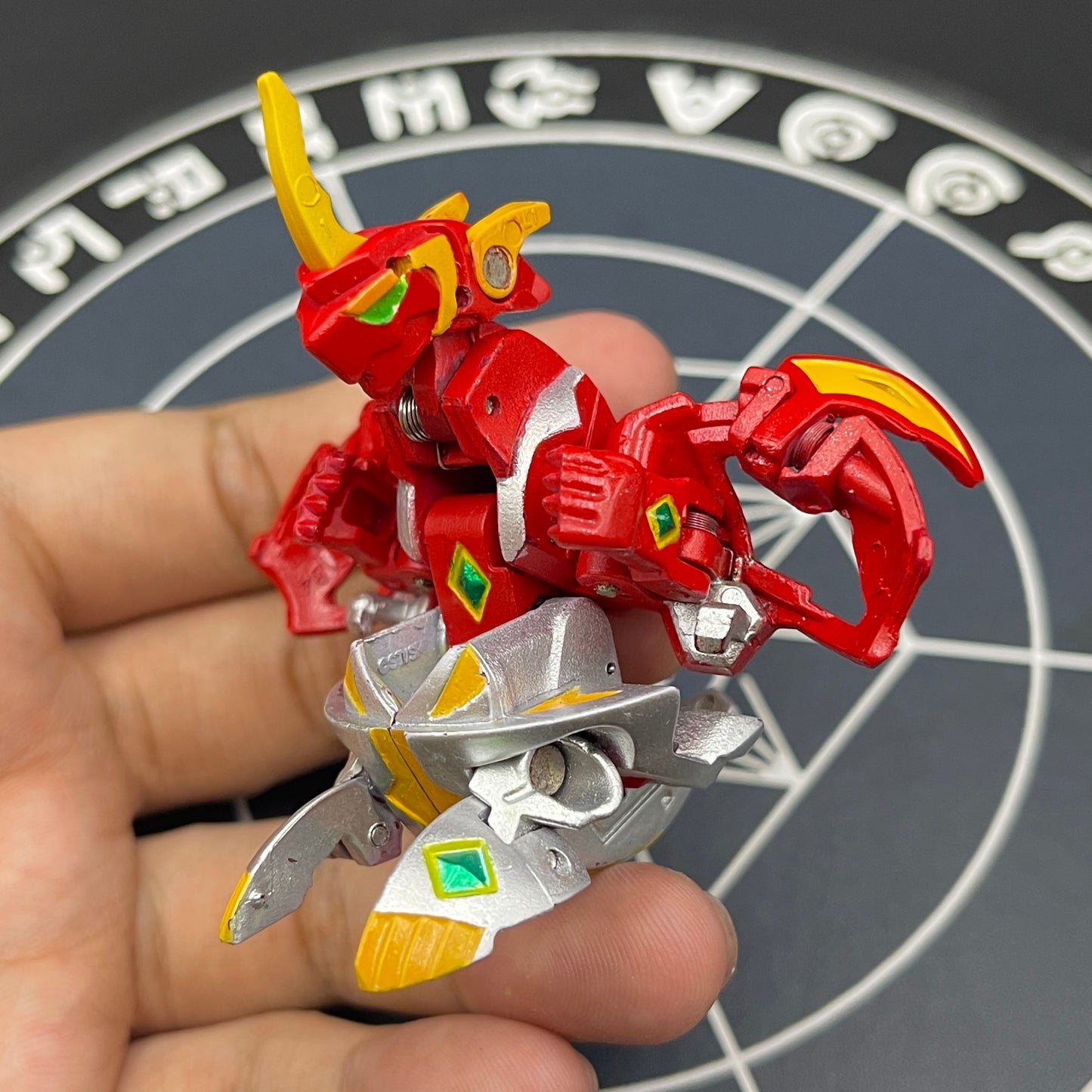 Pyrus Titanium Dragonoid Custom Painted Bakugan Mechtanium Surge