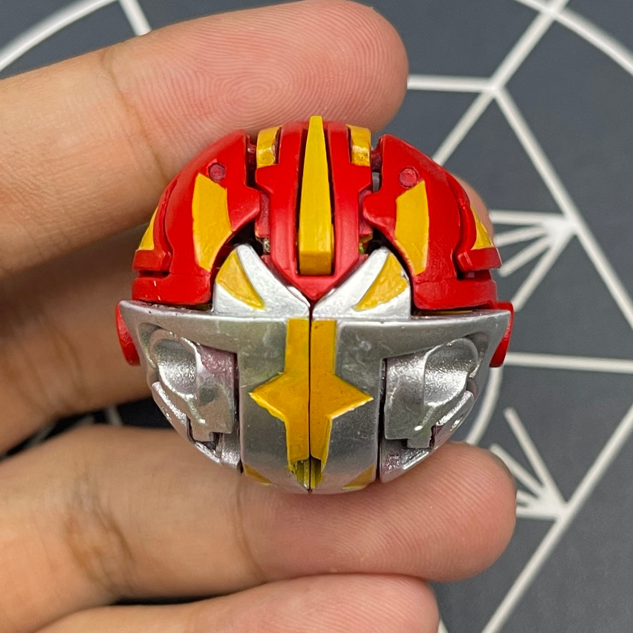 Pyrus Titanium Dragonoid Custom Painted Bakugan Mechtanium Surge