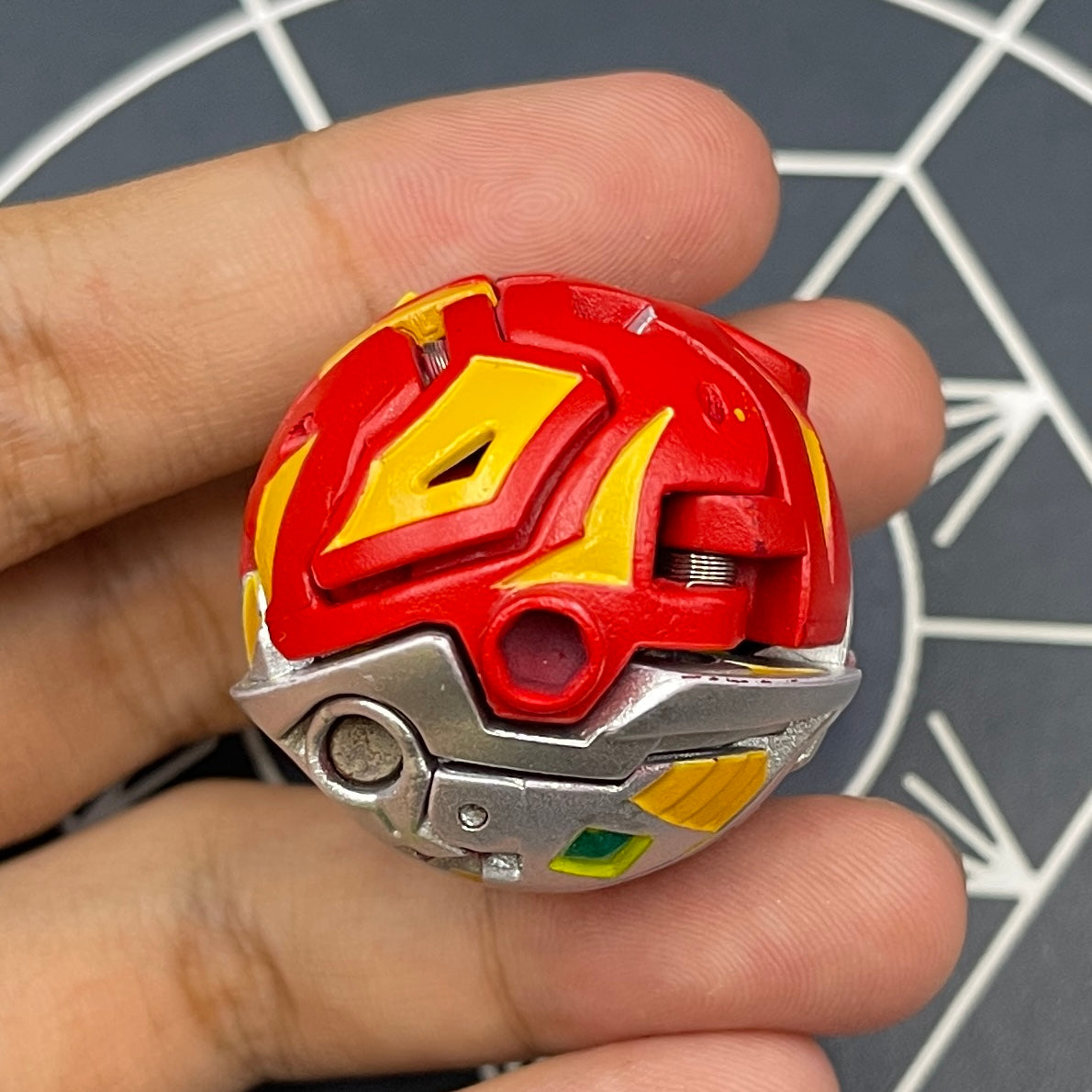 Pyrus Titanium Dragonoid Custom Painted Bakugan Mechtanium Surge