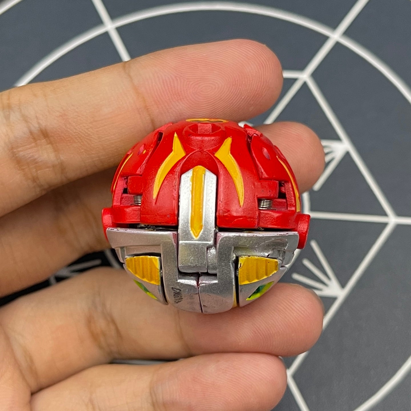 Pyrus Titanium Dragonoid Custom Painted Bakugan Mechtanium Surge