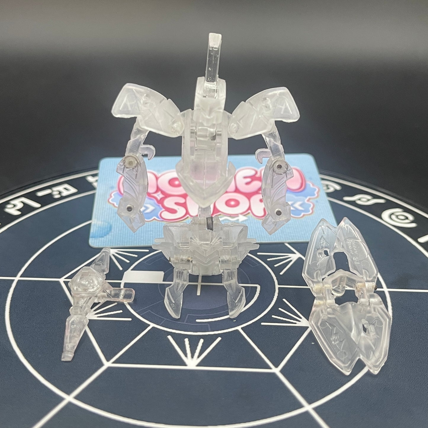Wolfurio B2 & Lanzato Clear Color Translucent | Bakugan Mechtanium Surge | Custom Made Accurate Plastic Injection