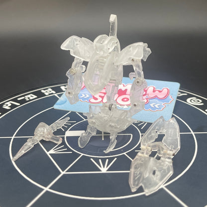 Wolfurio B2 & Lanzato Clear Color Translucent | Bakugan Mechtanium Surge | Custom Made Accurate Plastic Injection