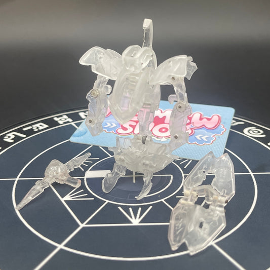 Wolfurio B2 & Lanzato Clear Color Translucent | Bakugan Mechtanium Surge | Custom Made Accurate Plastic Injection