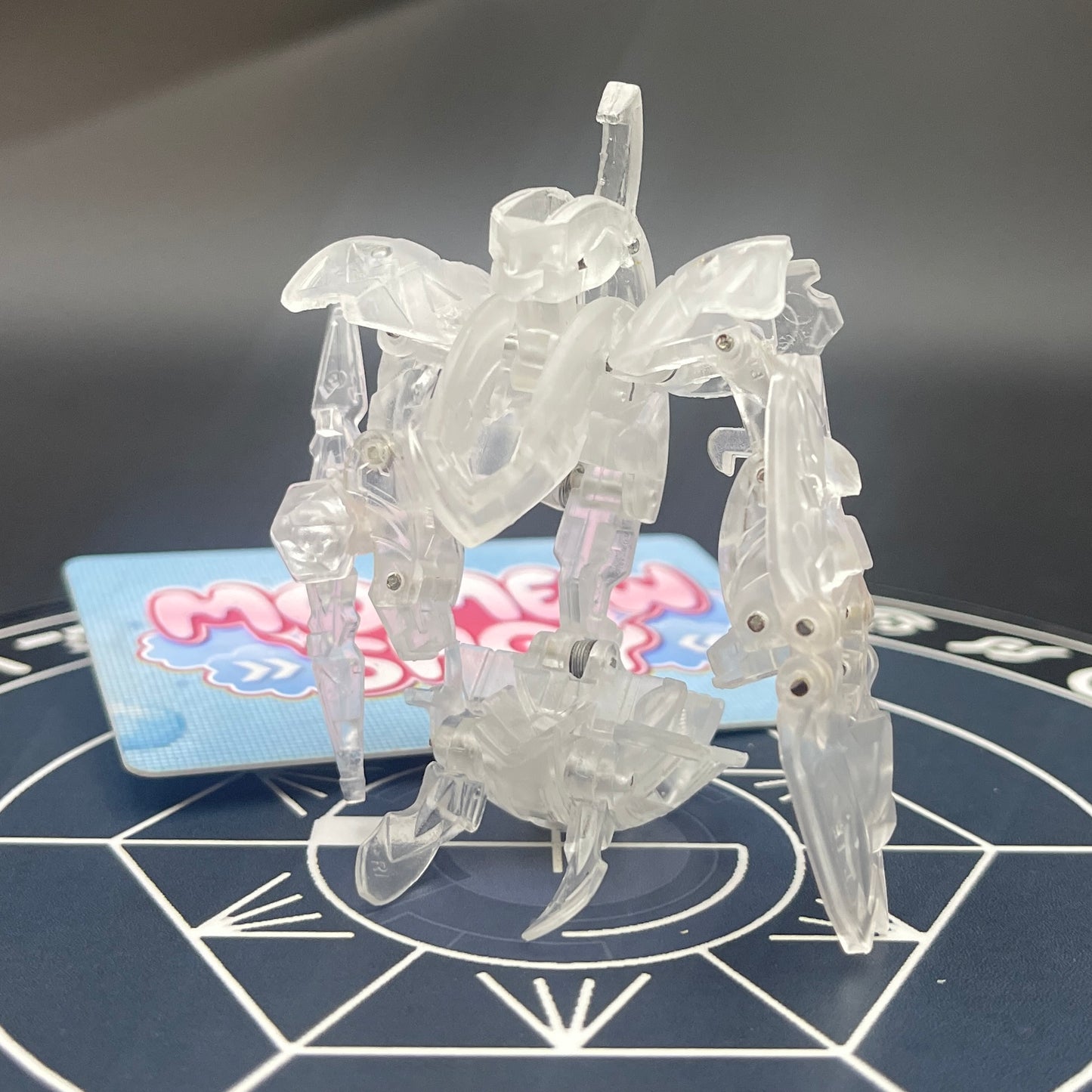 Wolfurio B2 & Lanzato Clear Color Translucent | Bakugan Mechtanium Surge | Custom Made Accurate Plastic Injection