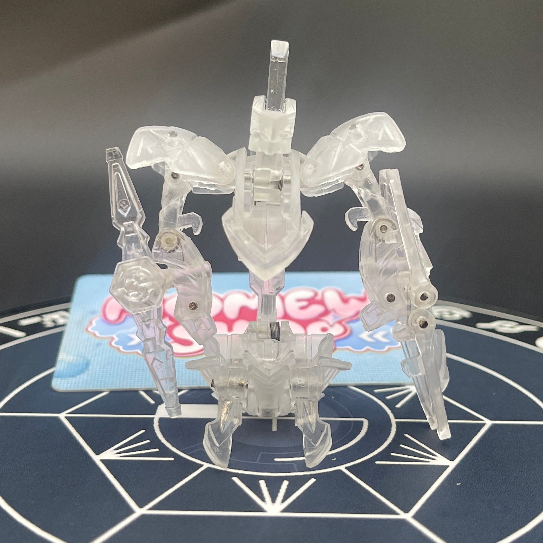 Wolfurio B2 & Lanzato Clear Color Translucent | Bakugan Mechtanium Surge | Custom Made Accurate Plastic Injection