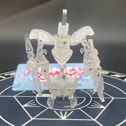 Wolfurio B2 & Lanzato Clear Color Translucent | Bakugan Mechtanium Surge | Custom Made Accurate Plastic Injection