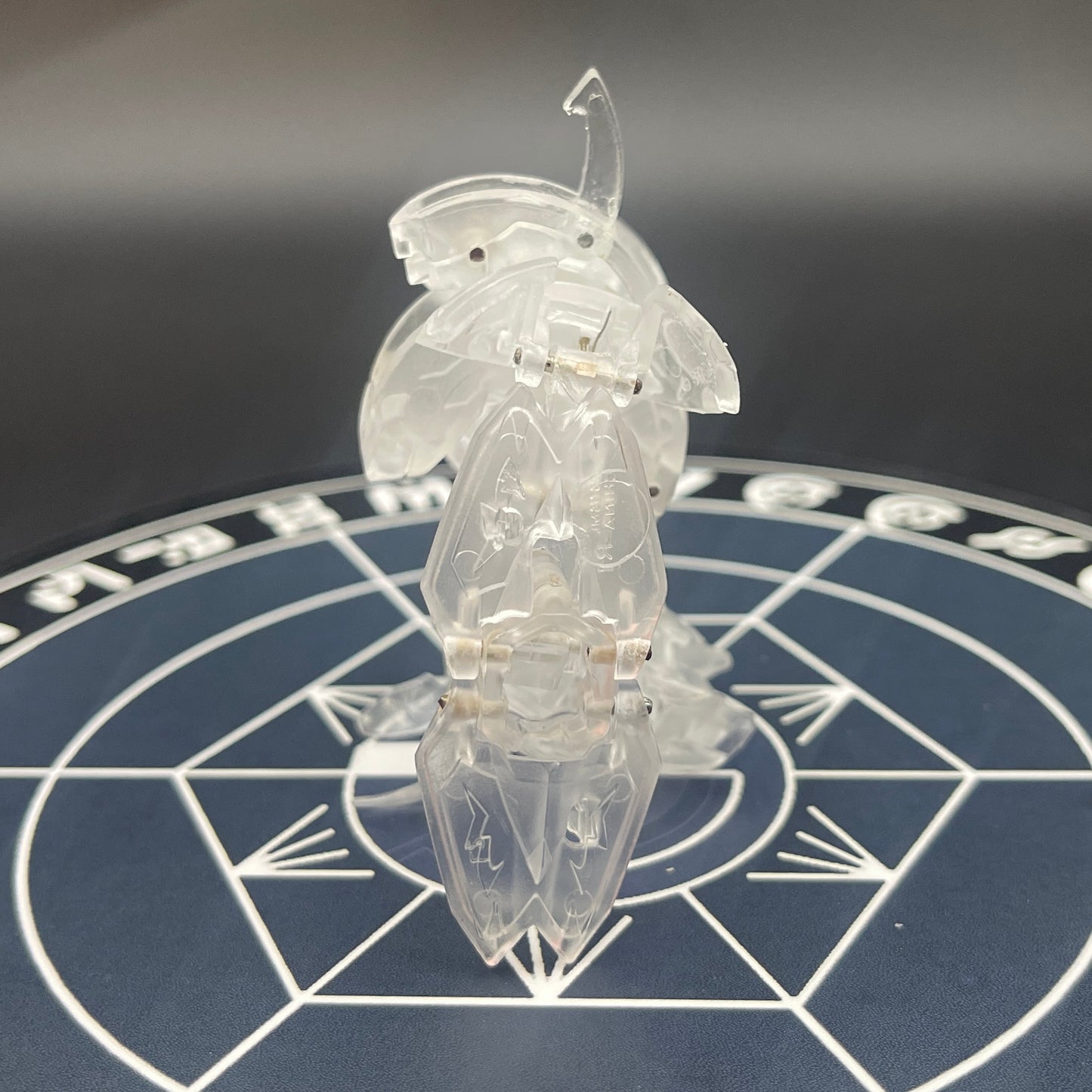 Wolfurio B2 & Lanzato Clear Color Translucent | Bakugan Mechtanium Surge | Custom Made Accurate Plastic Injection