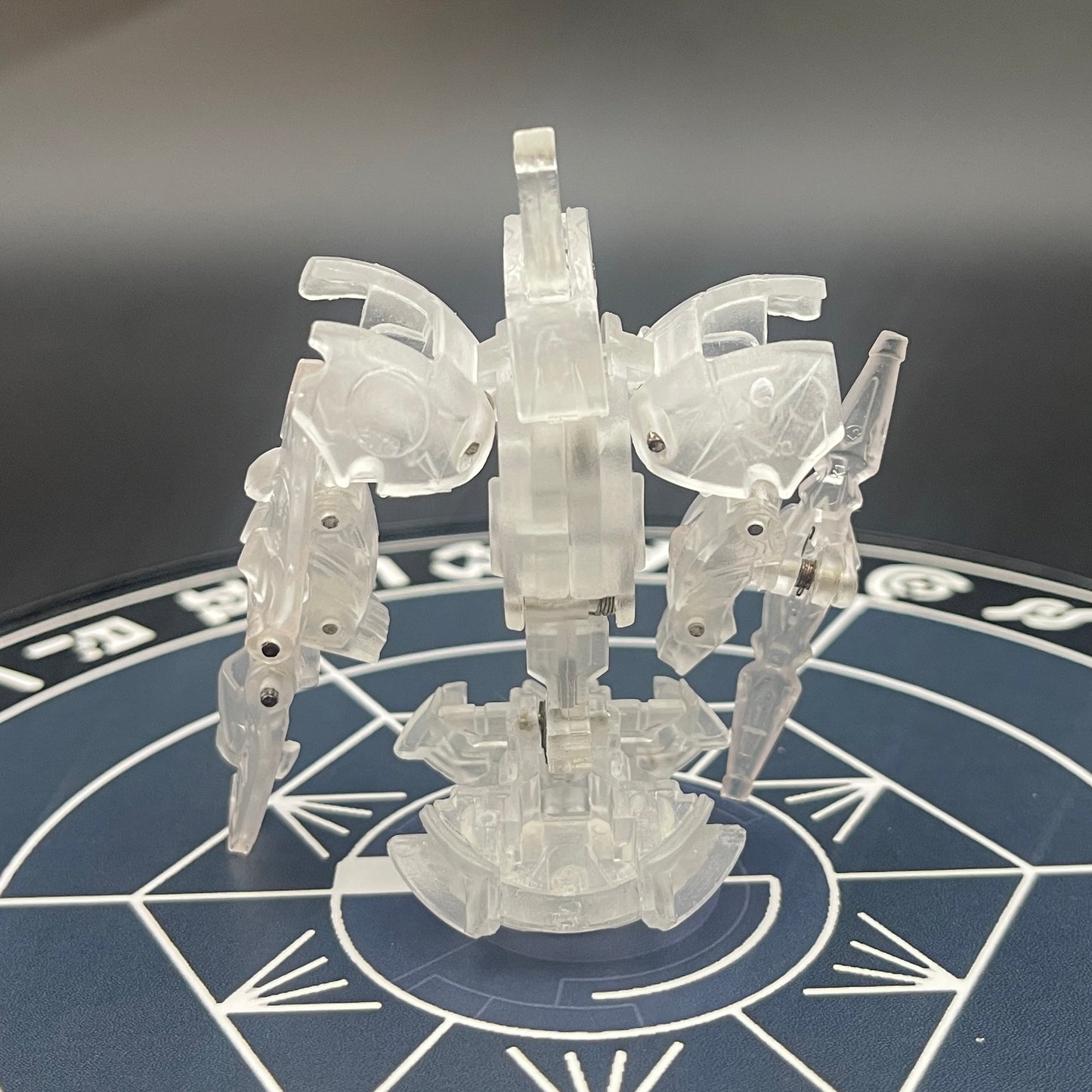 Wolfurio B2 & Lanzato Clear Color Translucent | Bakugan Mechtanium Surge | Custom Made Accurate Plastic Injection