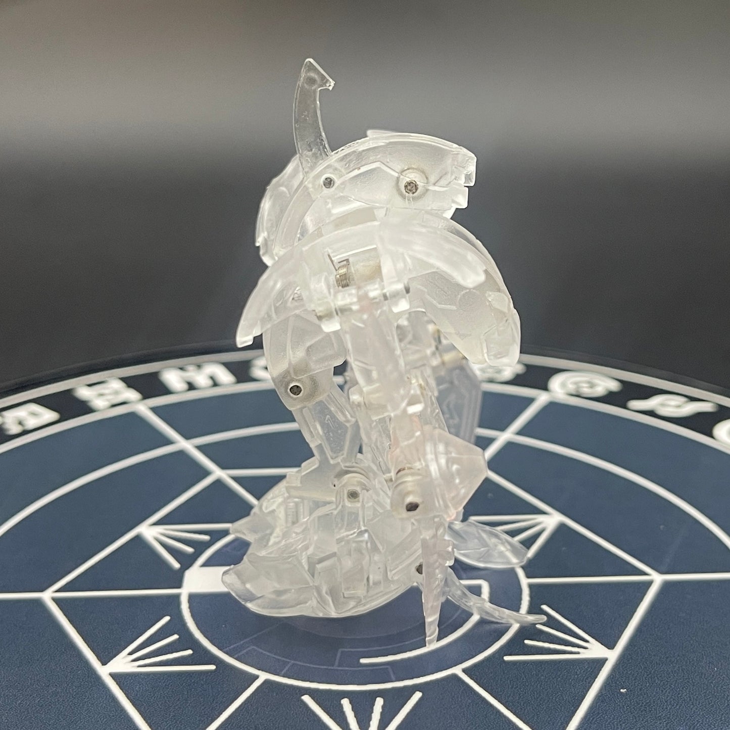 Wolfurio B2 & Lanzato Clear Color Translucent | Bakugan Mechtanium Surge | Custom Made Accurate Plastic Injection