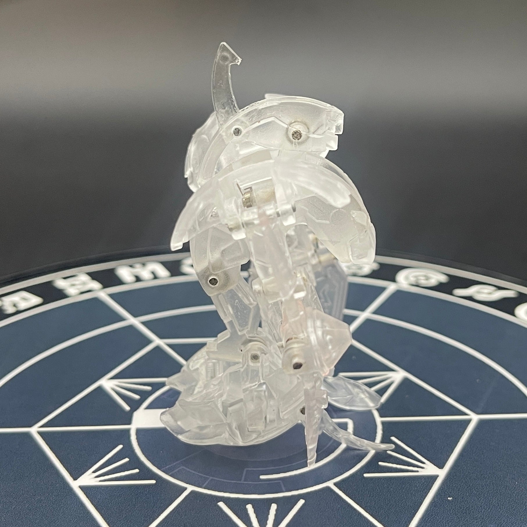 Wolfurio B2 & Lanzato Clear Color Translucent | Bakugan Mechtanium Surge | Custom Made Accurate Plastic Injection