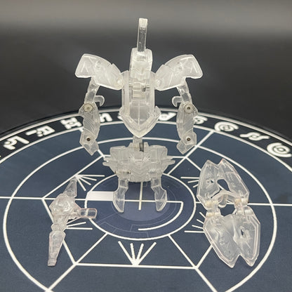 Wolfurio B2 & Lanzato Clear Color Translucent | Bakugan Mechtanium Surge | Custom Made Accurate Plastic Injection