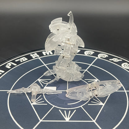 Wolfurio B2 & Lanzato Clear Color Translucent | Bakugan Mechtanium Surge | Custom Made Accurate Plastic Injection