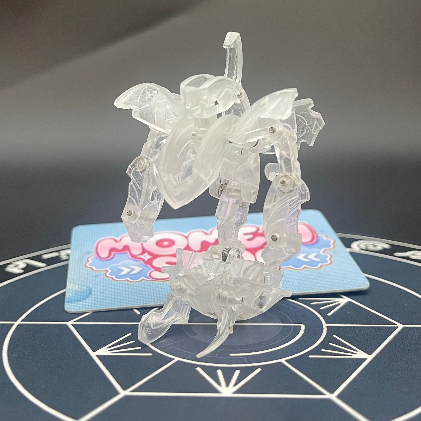 Wolfurio B2 Clear Color Translucent | Bakugan Mechtanium Surge | Custom Made Accurate Plastic Injection