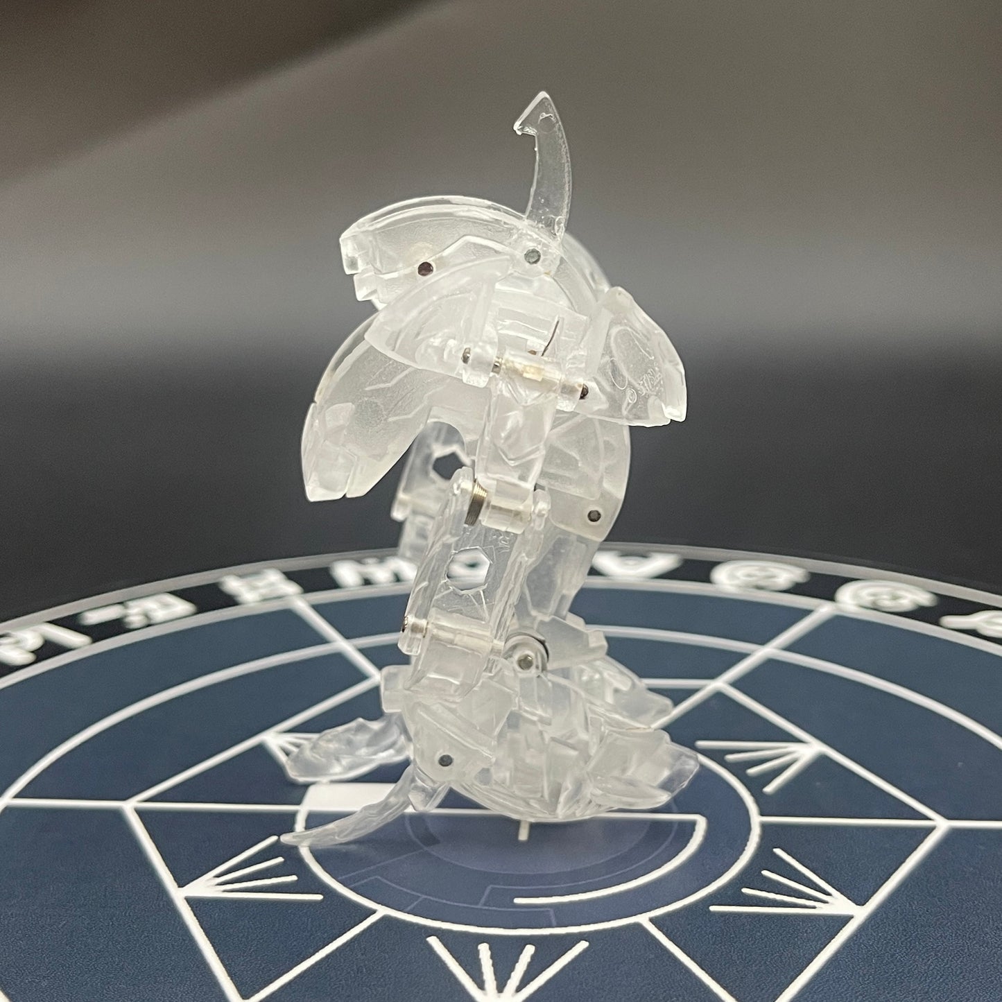 Wolfurio B2 Clear Color Translucent | Bakugan Mechtanium Surge | Custom Made Accurate Plastic Injection