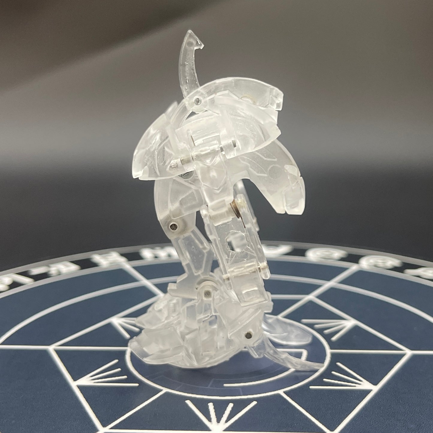 Wolfurio B2 Clear Color Translucent | Bakugan Mechtanium Surge | Custom Made Accurate Plastic Injection