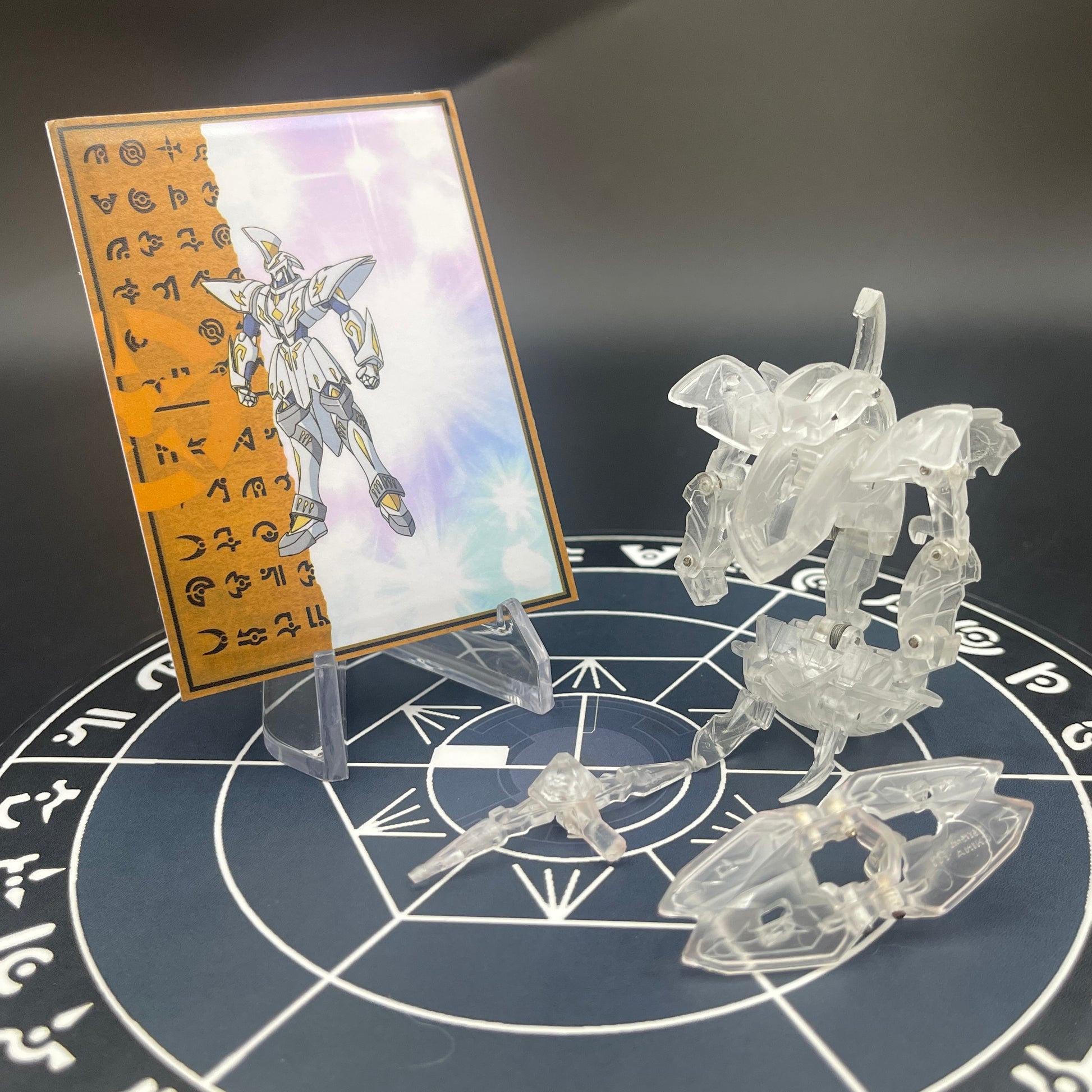 Wolfurio B2 & Lanzato Clear Color Translucent | Bakugan Mechtanium Surge | Custom Made Accurate Plastic Injection