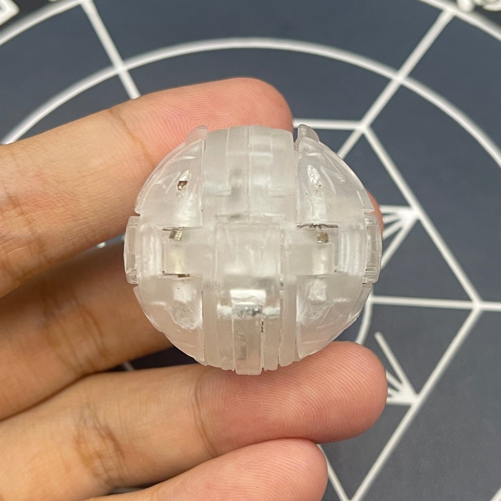 Wolfurio B2 Clear Color Translucent | Bakugan Mechtanium Surge | Custom Made Accurate Plastic Injection