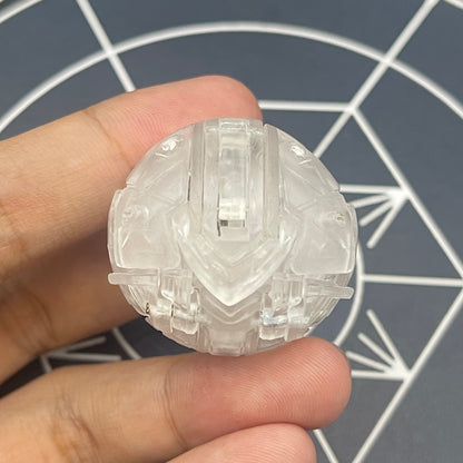 Wolfurio B2 Clear Color Translucent | Bakugan Mechtanium Surge | Custom Made Accurate Plastic Injection