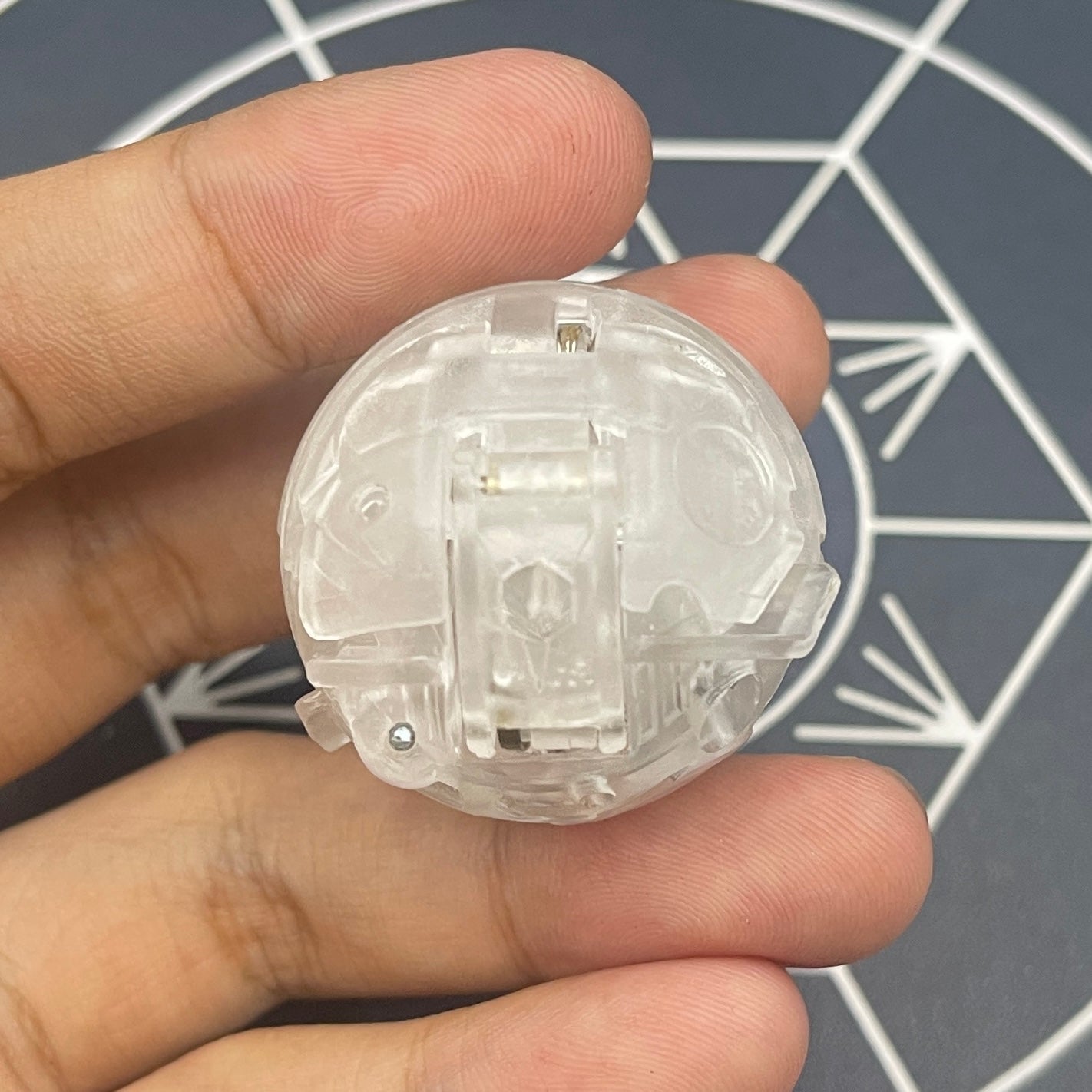 Wolfurio B2 Clear Color Translucent | Bakugan Mechtanium Surge | Custom Made Accurate Plastic Injection