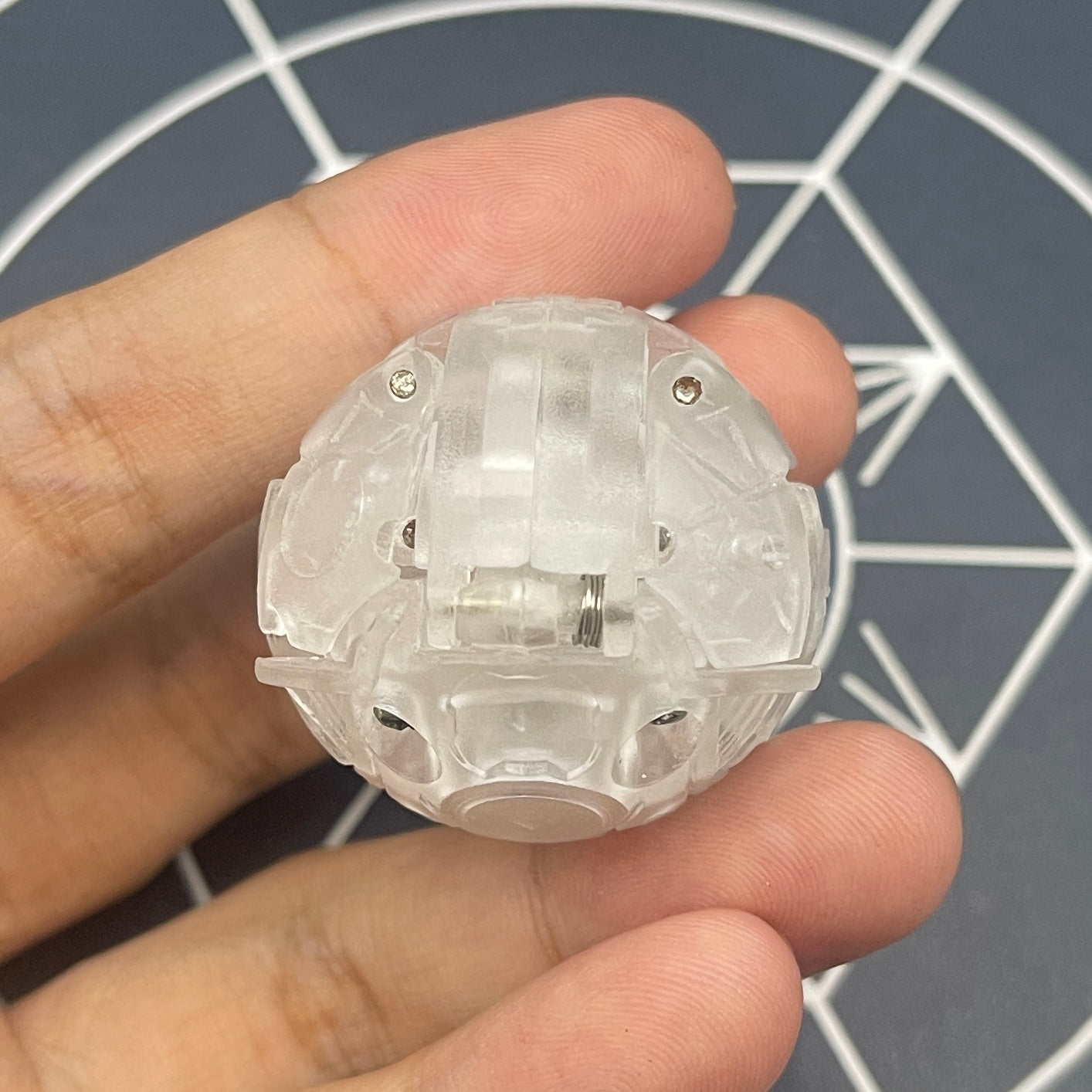 Wolfurio B2 Clear Color Translucent | Bakugan Mechtanium Surge | Custom Made Accurate Plastic Injection