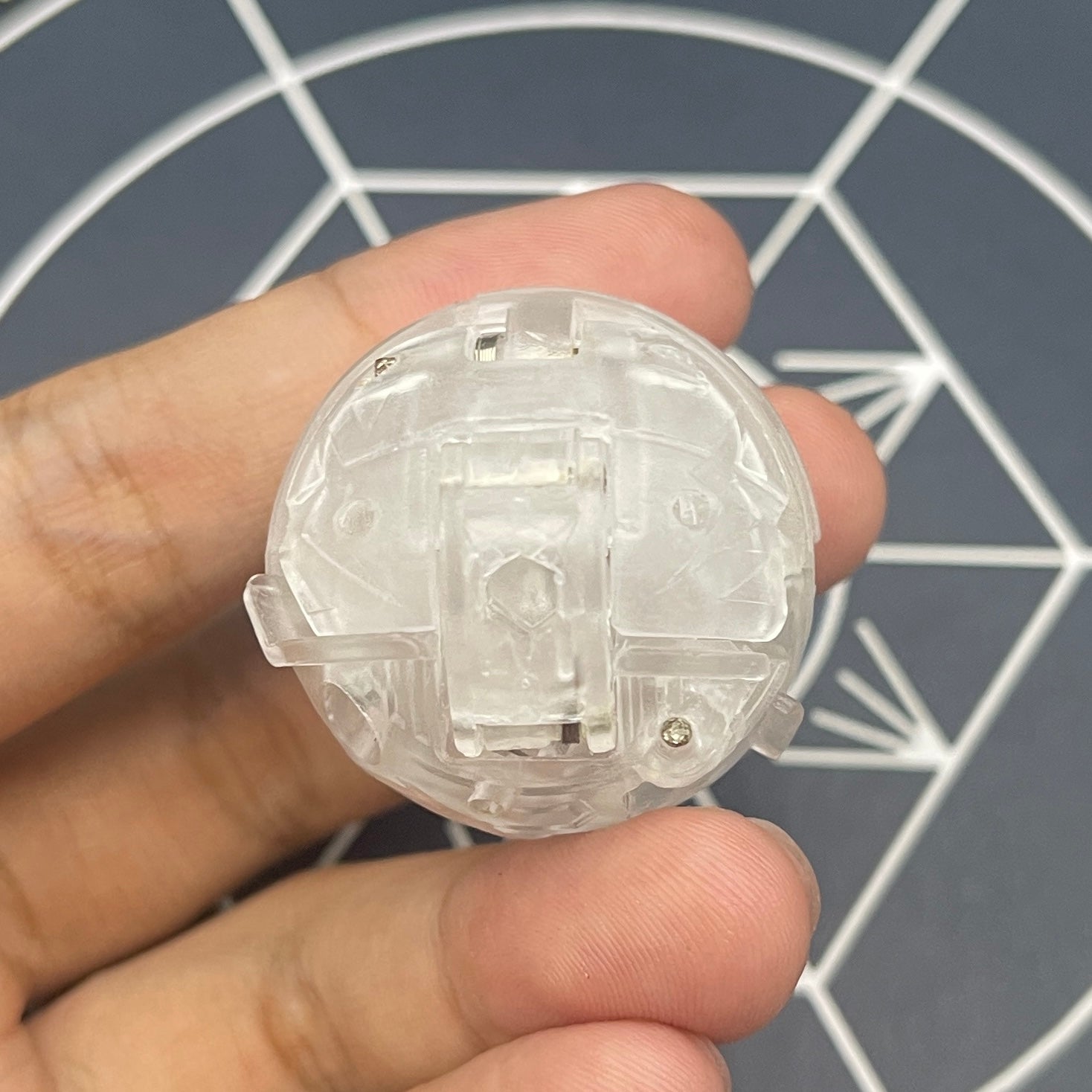 Wolfurio B2 Clear Color Translucent | Bakugan Mechtanium Surge | Custom Made Accurate Plastic Injection