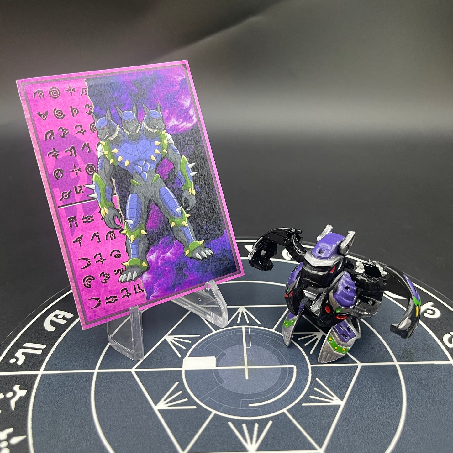Horridian B2 Darkus Custom Painted | Bakugan Mechtanium Surge