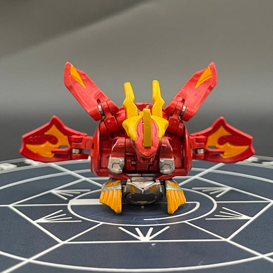 Mercury Dragonoid B2 Pyrus Custom Painted | Bakugan Mechtanium Surge