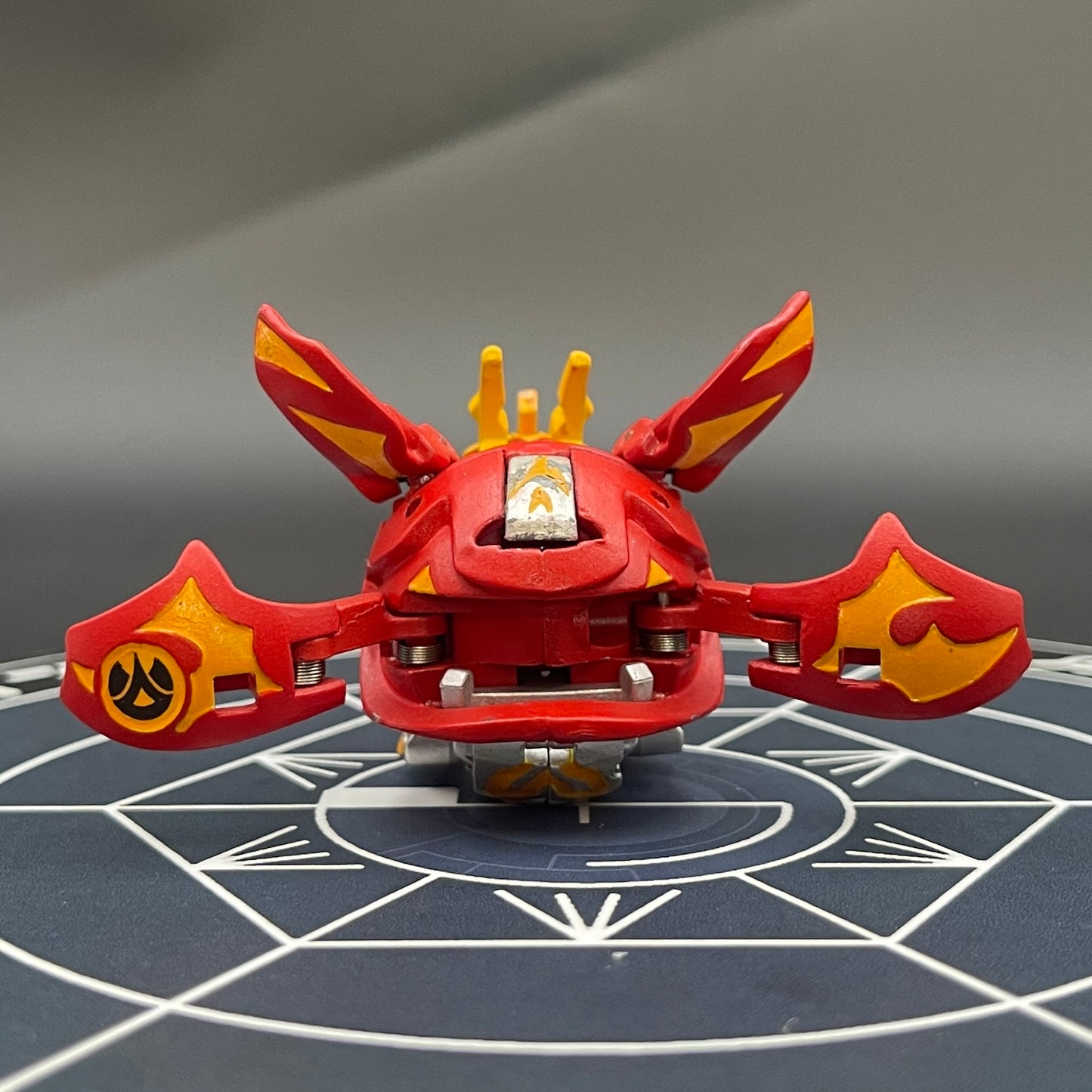 Mercury Dragonoid B2 Pyrus Custom Painted | Bakugan Mechtanium Surge