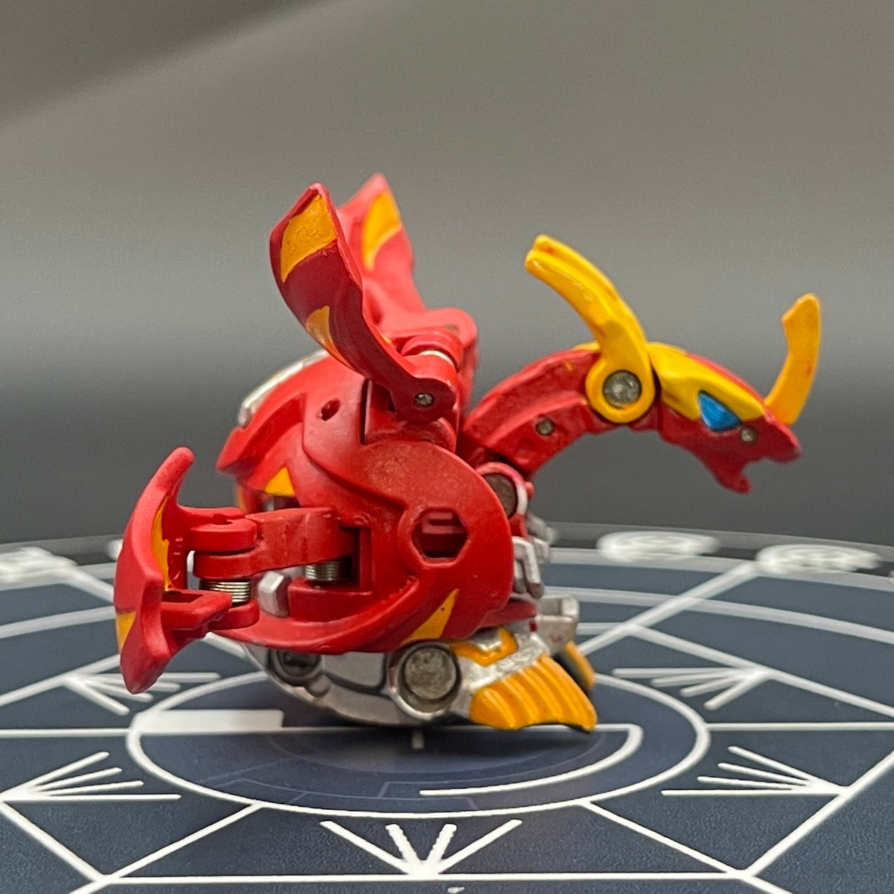 Mercury Dragonoid B2 Pyrus Custom Painted | Bakugan Mechtanium Surge