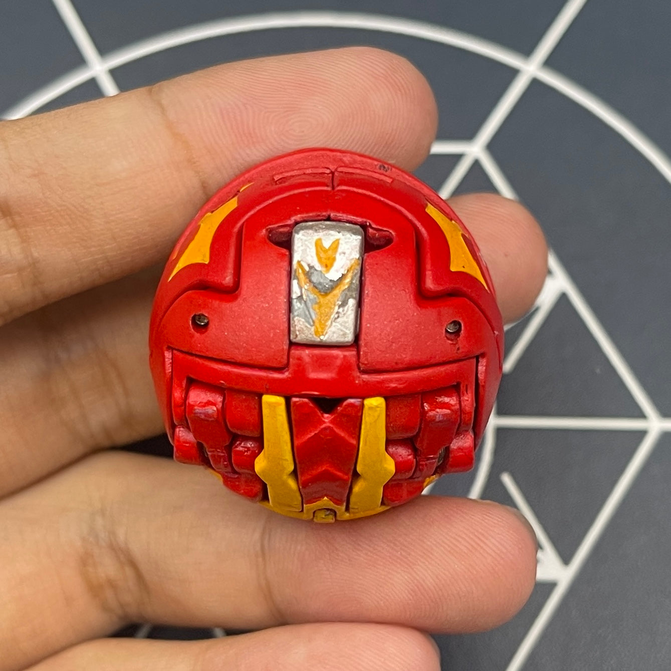Mercury Dragonoid B2 Pyrus Custom Painted | Bakugan Mechtanium Surge