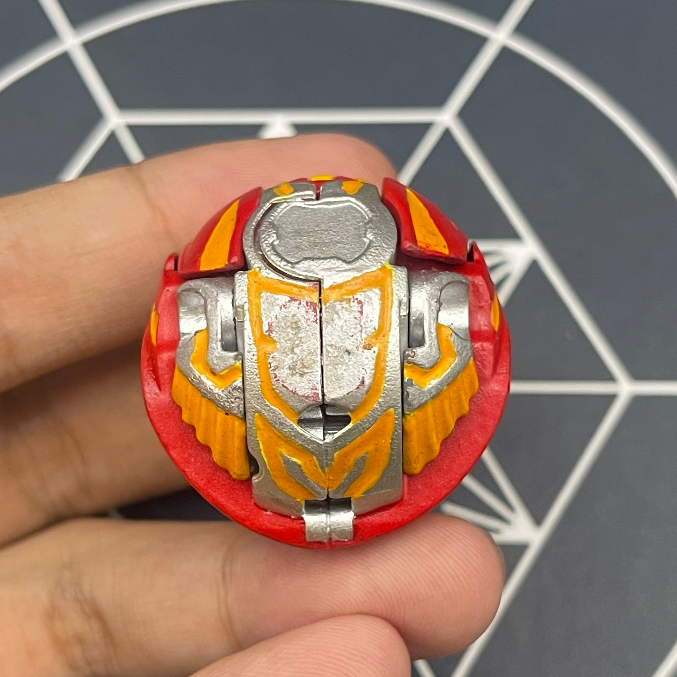 Mercury Dragonoid B2 Pyrus Custom Painted | Bakugan Mechtanium Surge