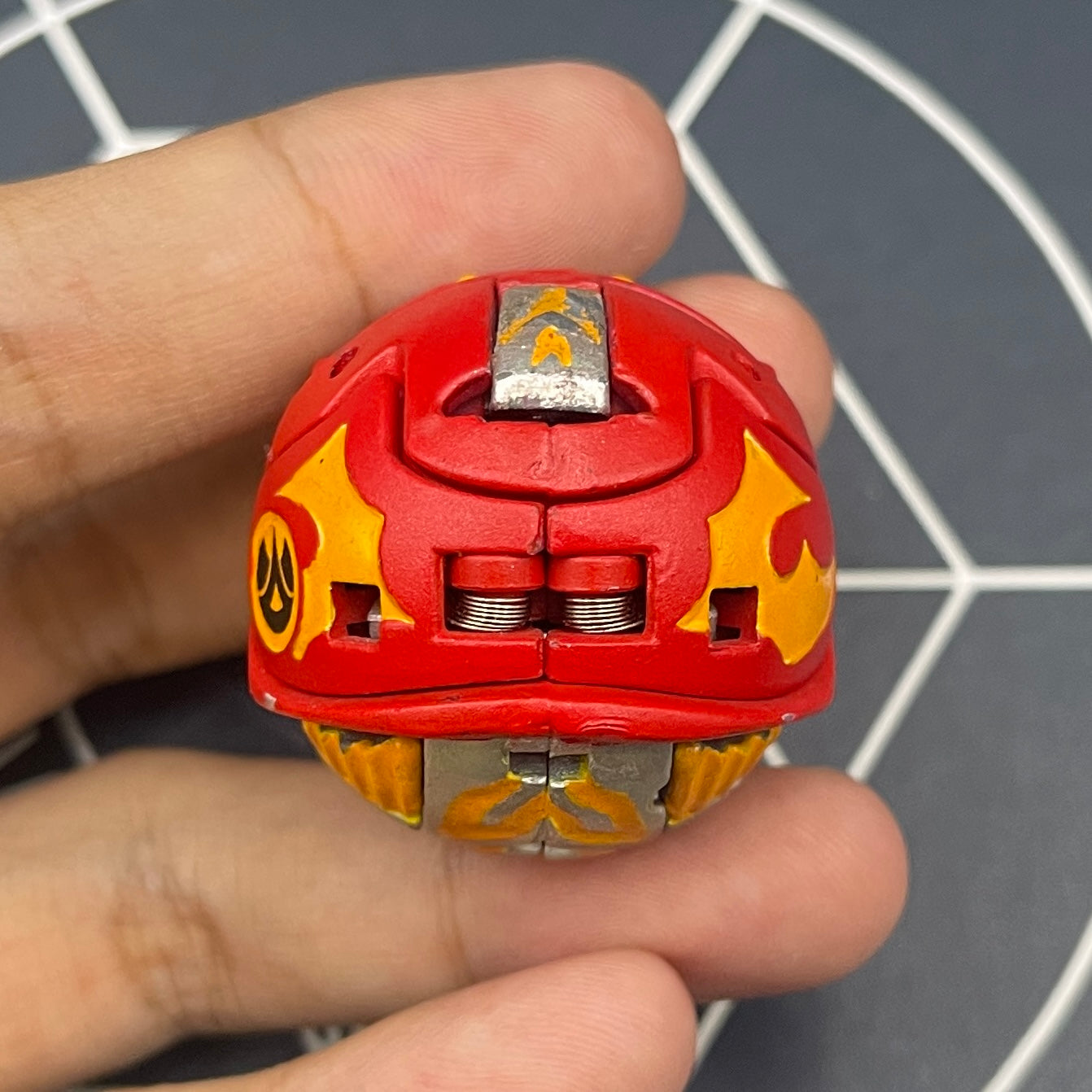 Mercury Dragonoid B2 Pyrus Custom Painted | Bakugan Mechtanium Surge