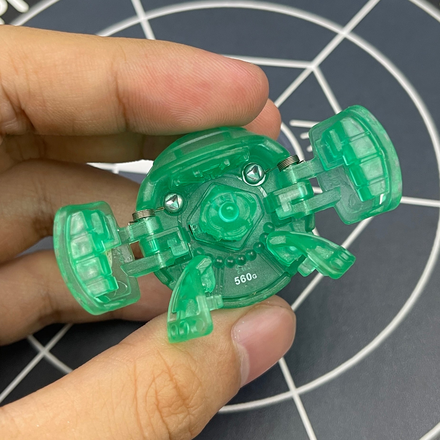 Fourtress B2 Ventus Translucent | Bakugan Battle Brawlers (Rare!!)