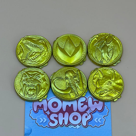 Power Coins - For Power Morphers - Mighty Morphin Power Rangers & Dino Buckler - Super Sentai Zyuranger