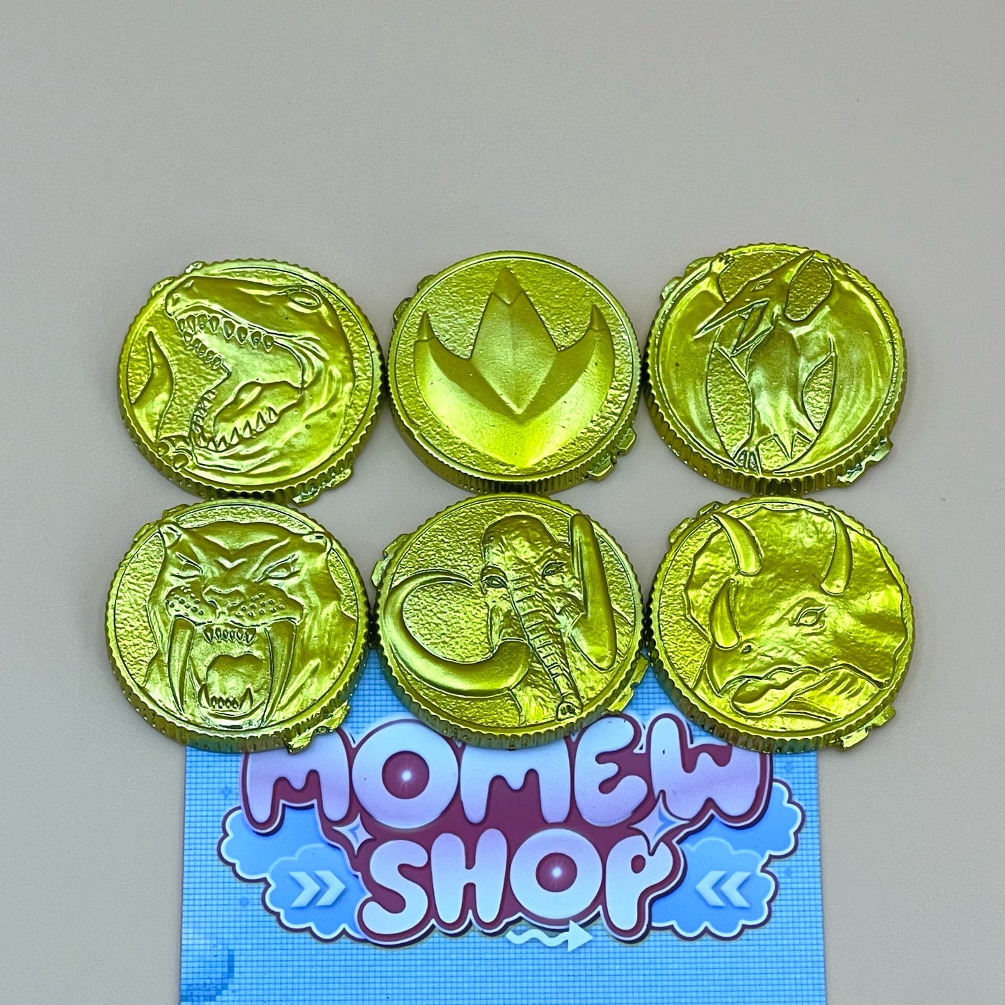 Power Coins - For Power Morphers - Mighty Morphin Power Rangers & Dino Buckler - Super Sentai Zyuranger