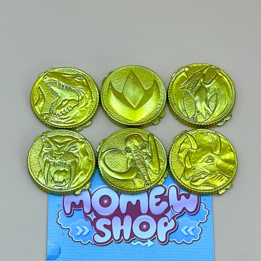 Power Coins - For Power Morphers - Mighty Morphin Power Rangers & Dino Buckler - Super Sentai Zyuranger