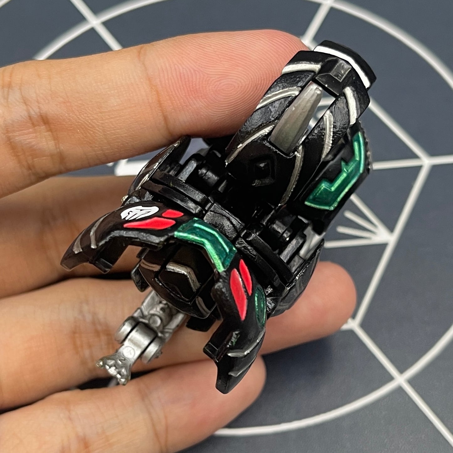 Darkus Mutant Helios B2 Bakugan Mechtanium Surge Newly Painted To Match The Anime Version