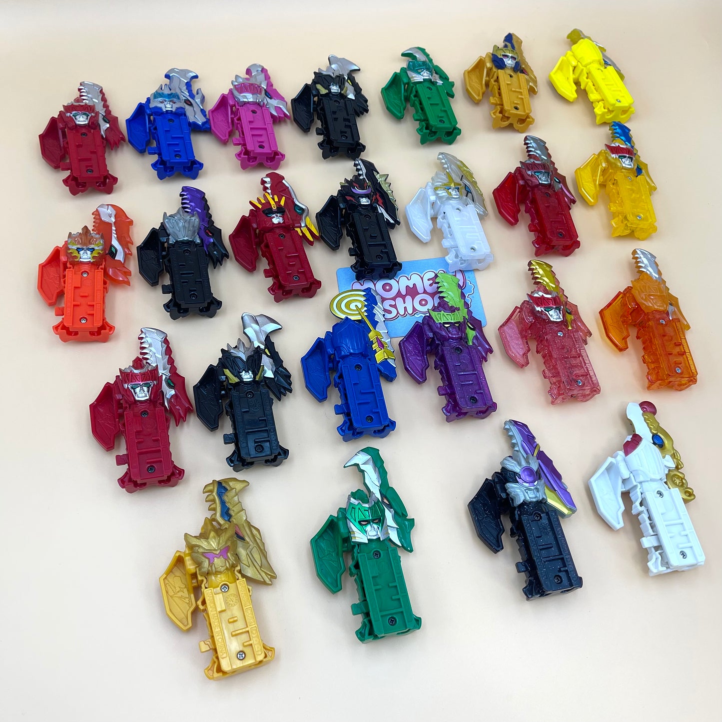 Dino Fury Keys Multi-Colored Version-  Power Rangers Dino Fury - Ryusoulkeys - Super Sentai Ryusoulger