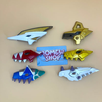 Resin Faceplates Mask Dino Thunder - Dino Morpher - Drago Morpher - Brachio Morpher - Power Rangers Dino Thunder (Abaranger)