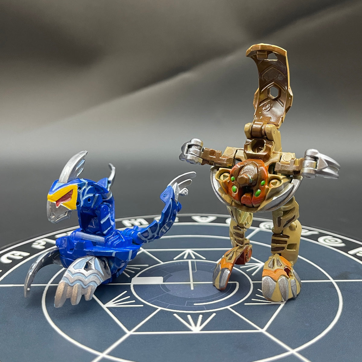 Subterra Roxtor & Aquos Radizen B2 Bakugan Mechtanium Surge Newly Painted To Match The Anime Version