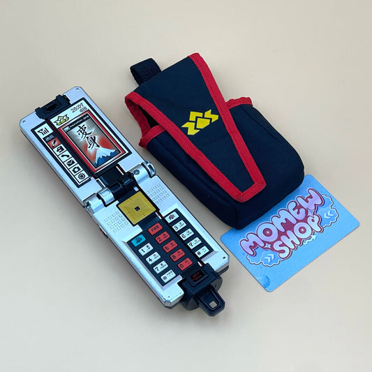 DX ShodoPhone & DX Samuraizers from Power Rangers Samurai 2010, also known as DX Change from Super Sentai Shinkenger 2009, vintage DX Morpher roleplay collectible for Samurai Rangers fans.