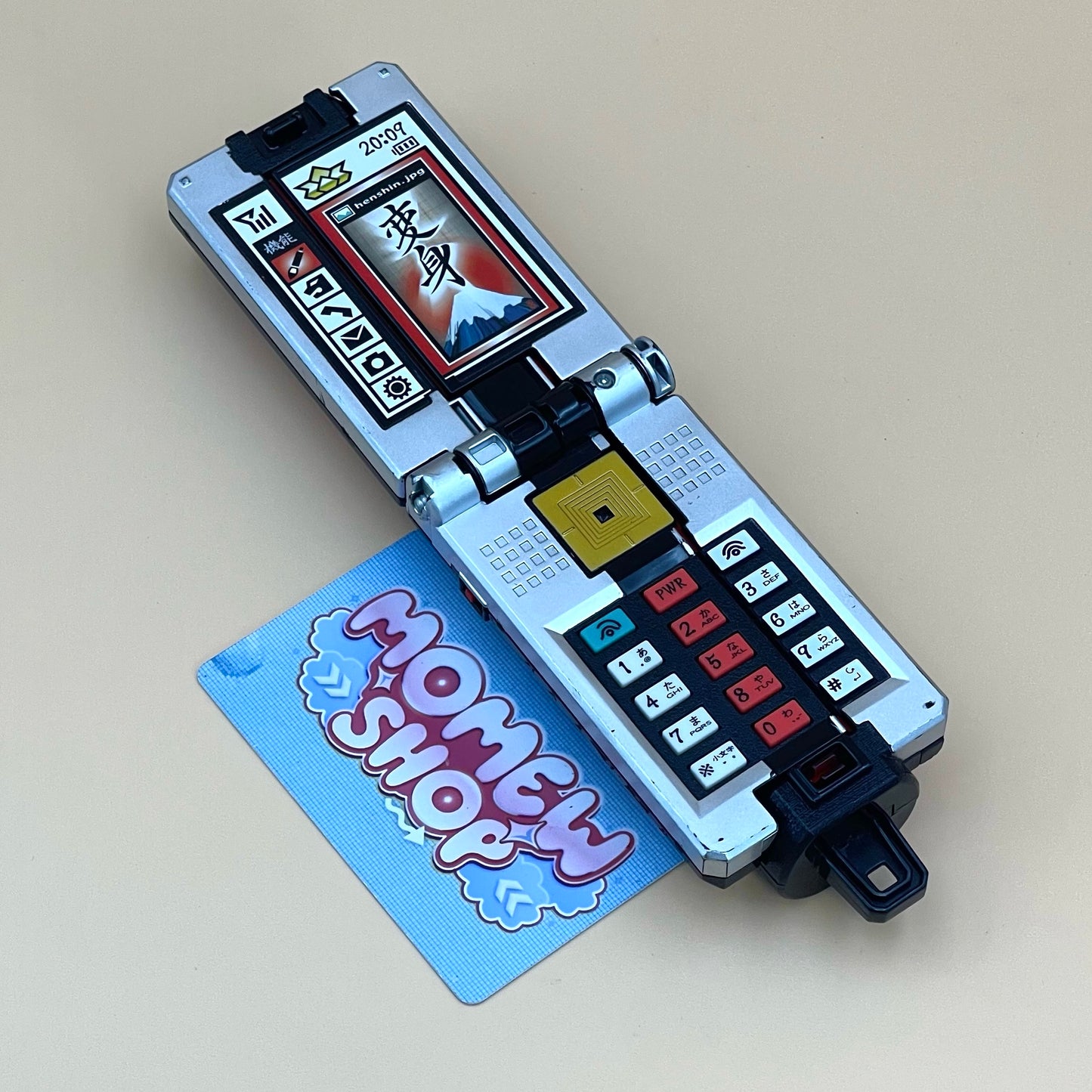 DX ShodoPhone & DX Samuraizers from Power Rangers Samurai 2010, also known as DX Change from Super Sentai Shinkenger 2009, vintage DX Morpher roleplay collectible for Samurai Rangers fans.