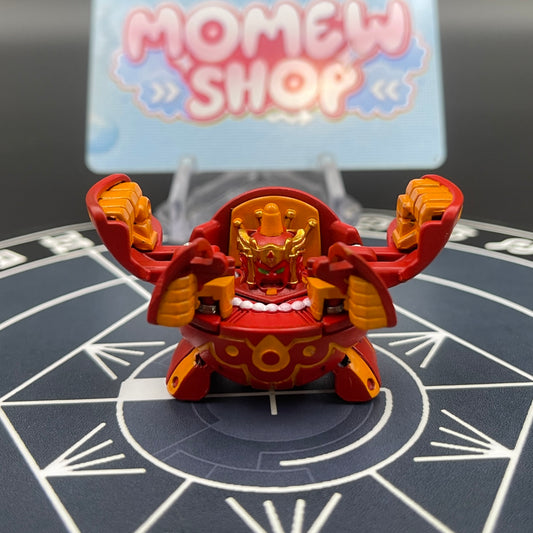 Bakugan Fourtress B2 Pyrus | Repainted To Match The Anime Colors | Toy Bakugan Battle Brawlers