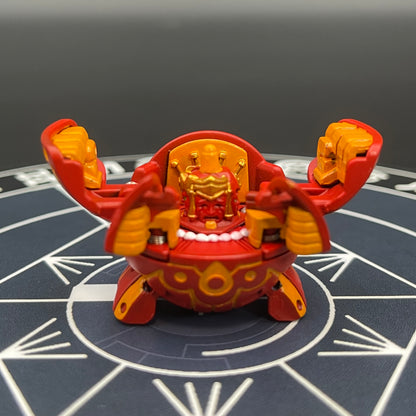 Bakugan Fourtress B2 Pyrus | Repainted To Match The Anime Colors | Toy Bakugan Battle Brawlers