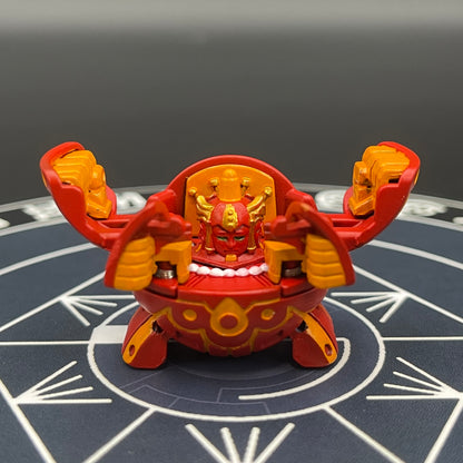 Bakugan Fourtress B2 Pyrus | Repainted To Match The Anime Colors | Toy Bakugan Battle Brawlers